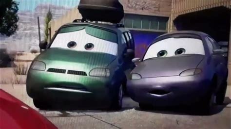 Cars (2006) Lightning McQueen Meets Van & Minny Scenes - YouTube