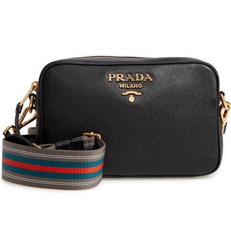 Prada Vitello Daino Leather Camera Bag | Nordstrom