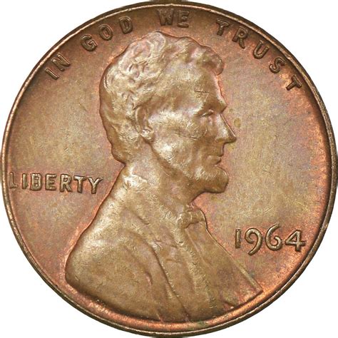 One Cent 1964 Lincoln Memorial, Coin from United States - Online Coin Club