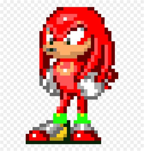 Sonic 3 & Knuckles Knuckles Sprite , Png Download - Sonic 2 Sprite ...