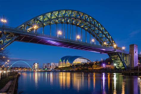 Tyne Bridge at night Photograph by David Head | Fine Art America