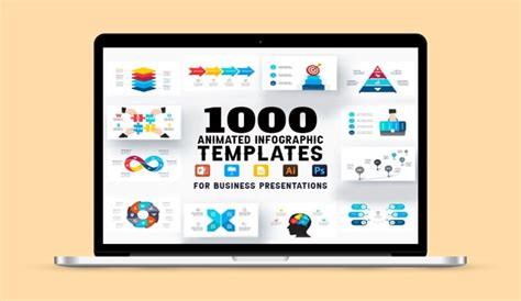 1000 Animated Infographic Templates For Business Presentations Bundle Deal