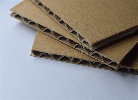 Corrugated Cardboard Sheets Stock Photo - Image of background, square: 216224372