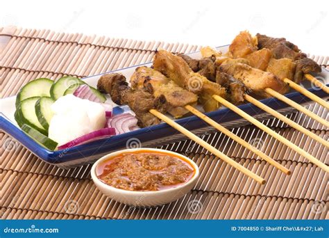 Malaysian Satay stock photo. Image of cooked, innard, food - 7004850