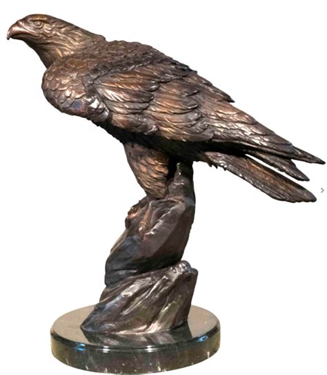 Bronze Falcon Statues | Falcon Sculpture (2019 Low Prices)