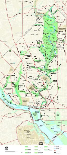 Rock Creek Park map - washington dc • mappery