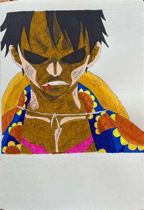 luffy drawing by Samydessin0 on DeviantArt