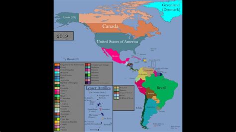 The History of the Americas (1450 - 2019): Every Year - YouTube