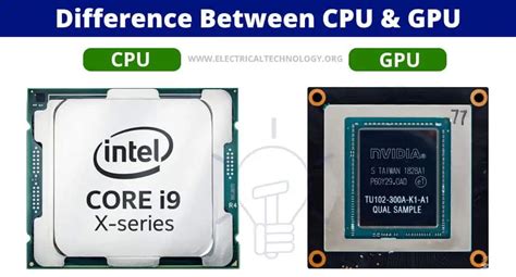 What is the Main Difference Between CPU and GPU?