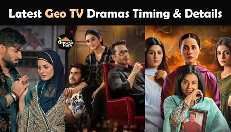 Geo TV Drama Schedule 2023 - Latest Dramas Timings | Showbiz Hut