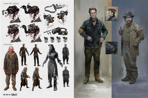 Art_of_Fallout_4_114_wasteland_outfits_concept_art | Concept Art World