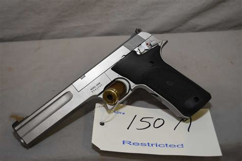 Restricted Smith & Wesson, model 2206, .22 LR, 10 shot semi-automatic pistol [ stainless steel ...