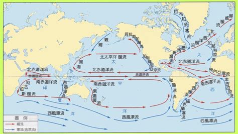 大西洋洋流分布示意图 _排行榜大全