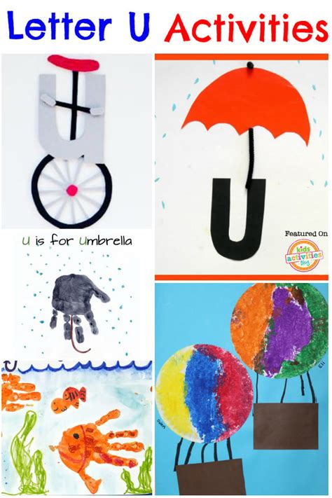 13 Unbelievable Letter U Crafts & Activities | Kids Activities Blog