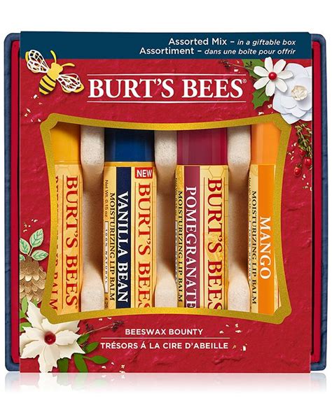 Burt's Bees 4-Pc. Beeswax Bounty Holiday Gift Set - Assorted & Reviews - Beauty Gift Sets ...