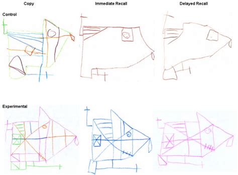 Rey-Osterrieth complex figure. The figure represents sample drawings... | Download Scientific ...