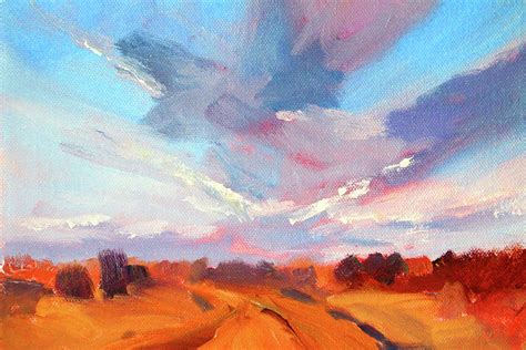 Desert Sky Landscape Painting by Nancy Merkle - Fine Art America