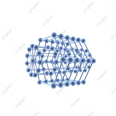 Molecular PNG Transparent, Blue Molecular Ball Style 4, Blue, Technology, Molecular Sphere PNG ...