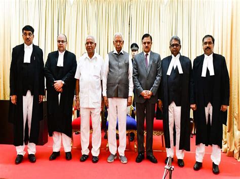 4 additional judges sworn in for Karnataka High Court