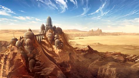 Desert Castle wallpaper - backiee