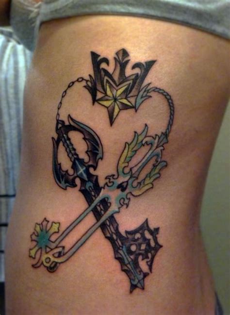 Keyblade | Heart tattoo designs, Kingdom hearts tattoo, Heart tattoo