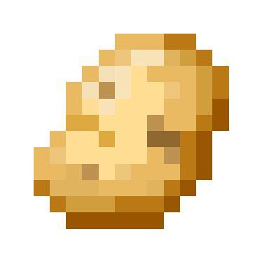 New Potato | Minecraft pixel art, Pixel art, Diy minecraft decorations