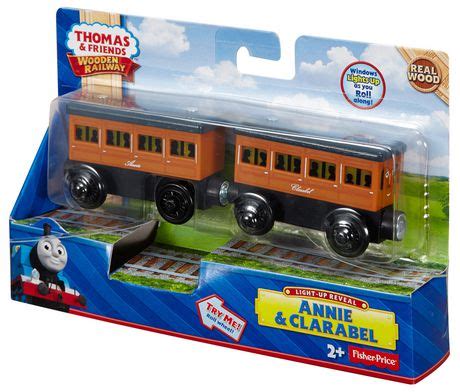 Fisher-Price Thomas & Friends Wooden Railway Light-Up Reveal Annie & Clarabel | Walmart Canada