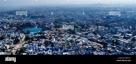 Aerial view of a city, Jodhpur, Rajasthan, India Stock Photo - Alamy