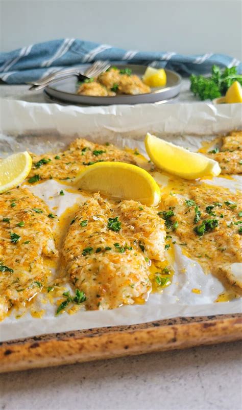 Crusted Parmesan Fish (Keto Friendly) - Hip Hip Gourmet