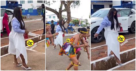 Jackie Appiah: Labone SHS Students Scream As Actress Arrives On Their ...