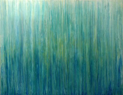 GREEN ABSTRACT PAINTING XLarge Canvas Art Teal Abstract Minimalist Art Large Painting Blue ...