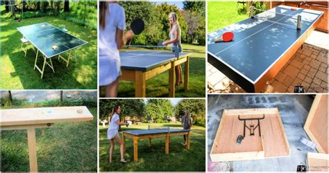 15 Homemade DIY Ping Pong Table Ideas