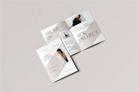 Bifold Brochure Mockup on Behance