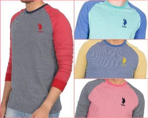 Cotton Polo Neck USPA Full Sleeves Men T-Shirt at Rs 470/piece in Mumbai | ID: 21116752791