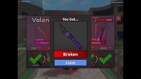 Claiming the Broken Knife In mm2! - YouTube