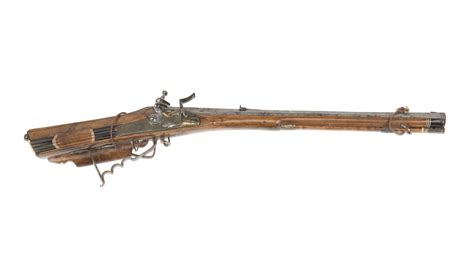 A Continental flintlock arquebus