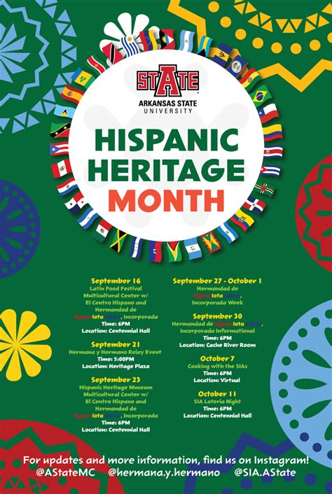 Hispanic Heritage Month Celebration Begins Thursday with Food Festival