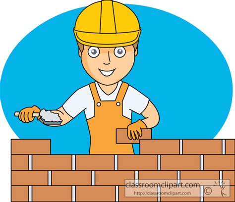 Construction Clipart - construction_building_brick_wall_05 - Classroom ...