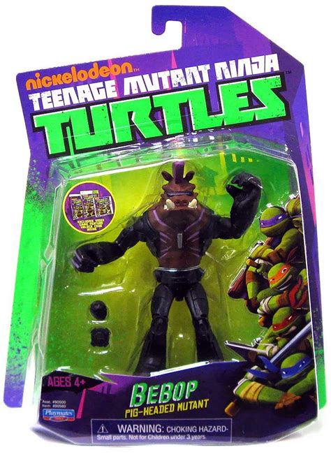 Teenage Mutant Ninja Turtles Nickelodeon Bebop 4 Action Figure Dark Skin Version Playmates - ToyWiz