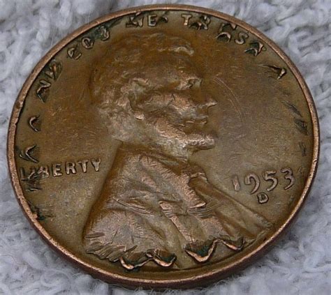 Crazy Rare Penny Error Coin with Multiple Errors 1953 D Lincoln Wheat Cent | Miscellaneous ...