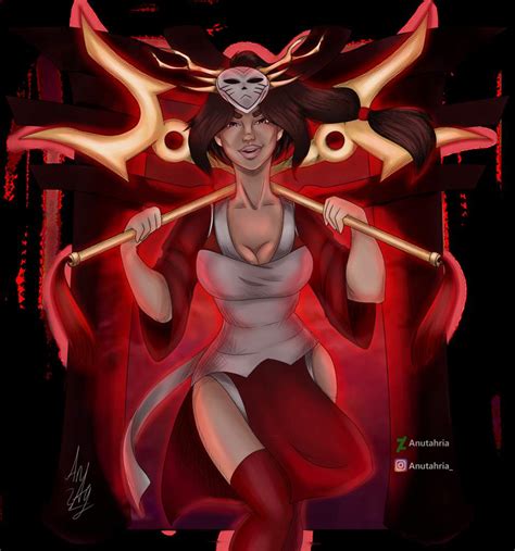 Old Bloodmoon Akali Fanart | League Of Legends Official Amino