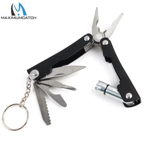 Maximumcatch Pocket Size LED Flashlight Knife For Camping Multi Tool Fishing Pliers-in Fishing ...