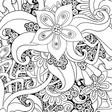 Anti Stress Coloring Pages Coloring Pages