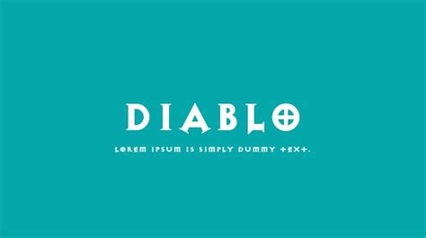 Diablo Font : Download Free for Desktop & Webfont