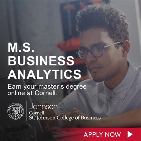 Cornell Johnson Master of Science in Business Analytics on LinkedIn: Master of Science in ...