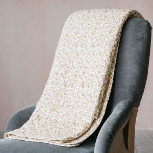 Yellow Floral Quilt | Graham & Green