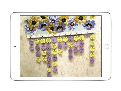 Beautiful customized hanging calendar (With images) | Handmade personalized gifts, Hanging ...