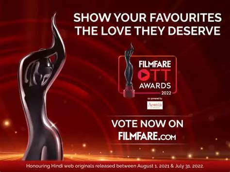 Voting begins for Filmfare OTT Awards 2022 | Filmfare.com