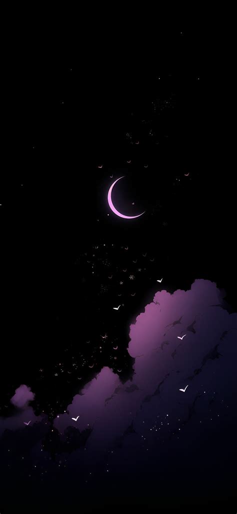 Captivating Night Sky Aesthetic Wallpapers - Dark Art Wallpapers HD