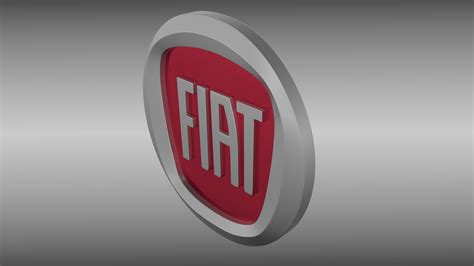 Fiat logo 3D Model OBJ BLEND | CGTrader.com